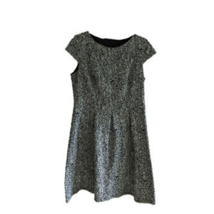 Black and White Patterned Dress from AB Studio Size 16
